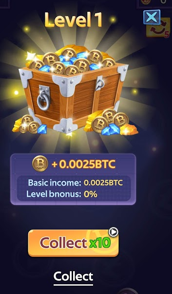 Bitcoin Master treasure chest rewards