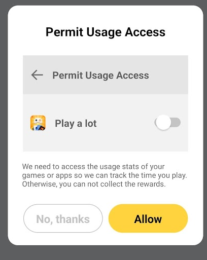 PlayWard data access consent message