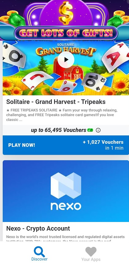 Scratch Cards Pro voucher rewards