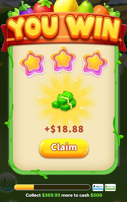 Farm Blast level completion rewards