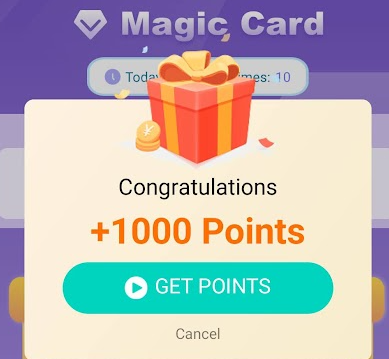 Mind Joy magic card rewards